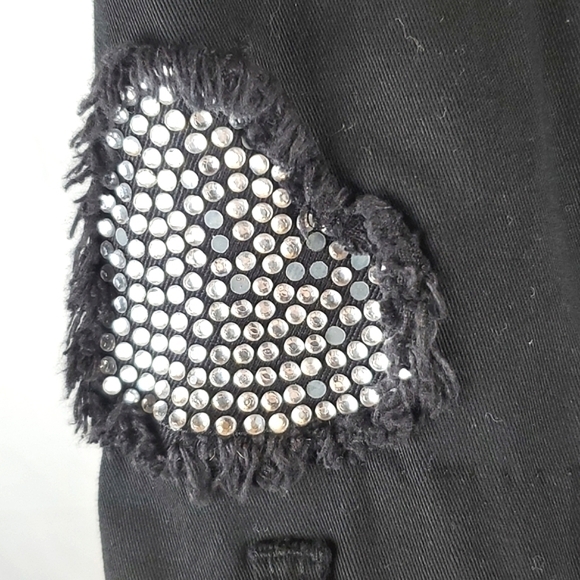 Quacker Factory Rhinestone Heart‎ Jacket - Picture 8 of 9